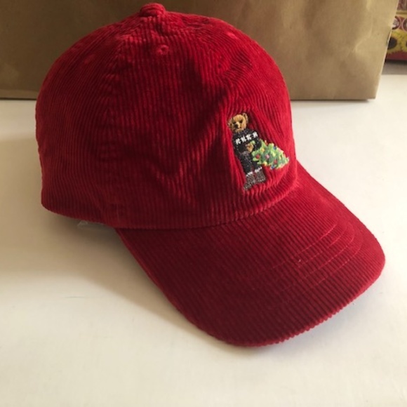 Ralph Lauren Accessories - Polo Ralph Lauren Bear Corduroy Baseball Youth Cap